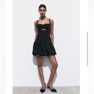 Zara Balloon Mini Dress